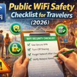 Public WiFi Safety Checklist for Travelers (2026)